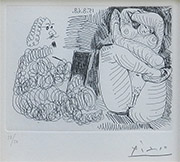 artquiPablo PICASSO 347シリーズ No.208 17.7.68.Ⅲ - 版画