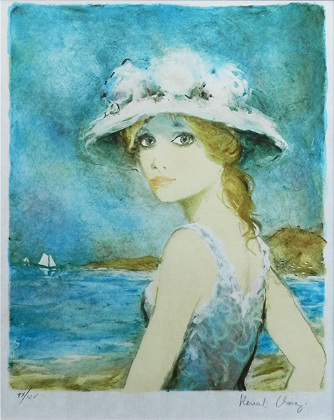 白い帽子の少女 - 翠波画廊 | 絵画販売、絵画買取 - 東京・銀座、京橋 
