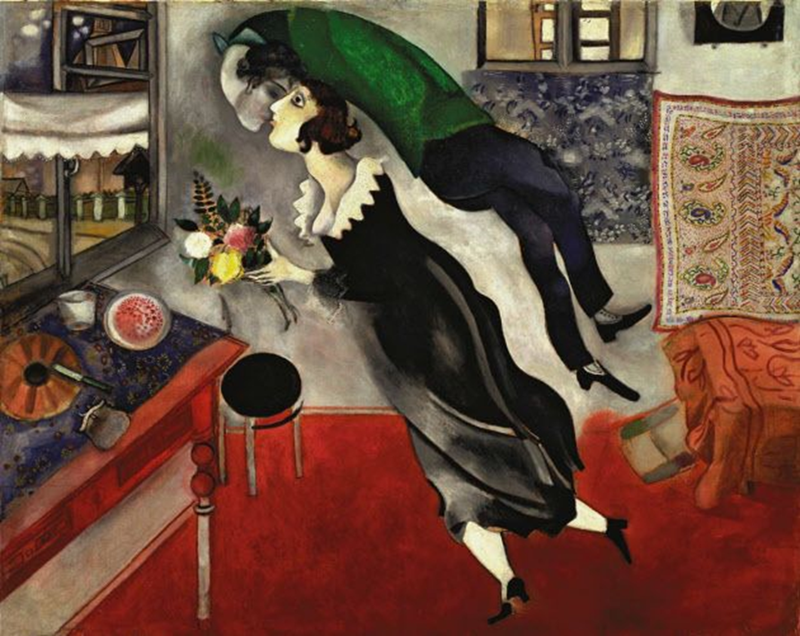 【日本買い】マルク・シャガール、ムリヨンにおけるベラ、厳選、希少な額装用画集画、新品額 額装付、状態良好、Marc Chagall 人物画